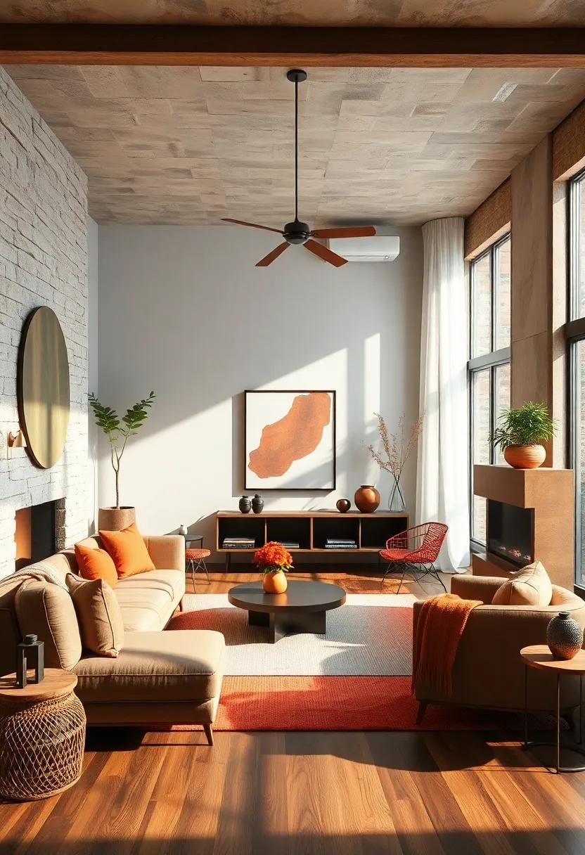 Woodland Walk:‍ Deep forest green,mushroom brown,and rust orange paint a cozy,nature-inspired picture for fall