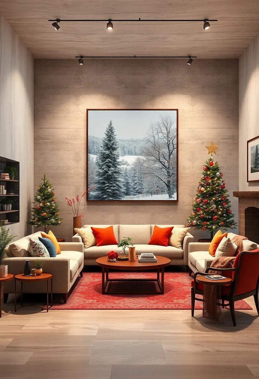 Festive Winter‍ Holiday Scenes and Motifs