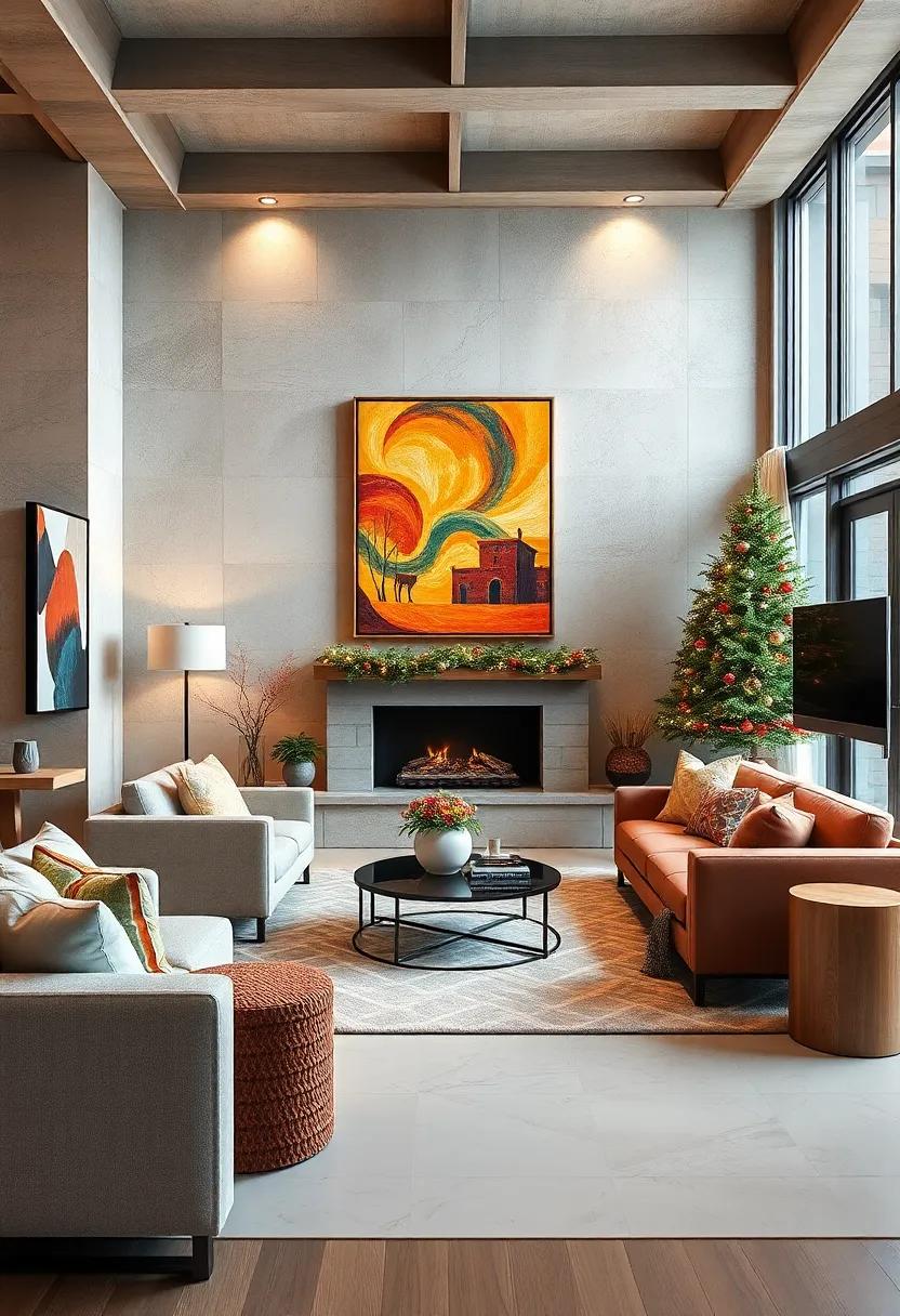 Metallic‍ Accents ⁢Highlighting Festive ‌Winter​ Decor