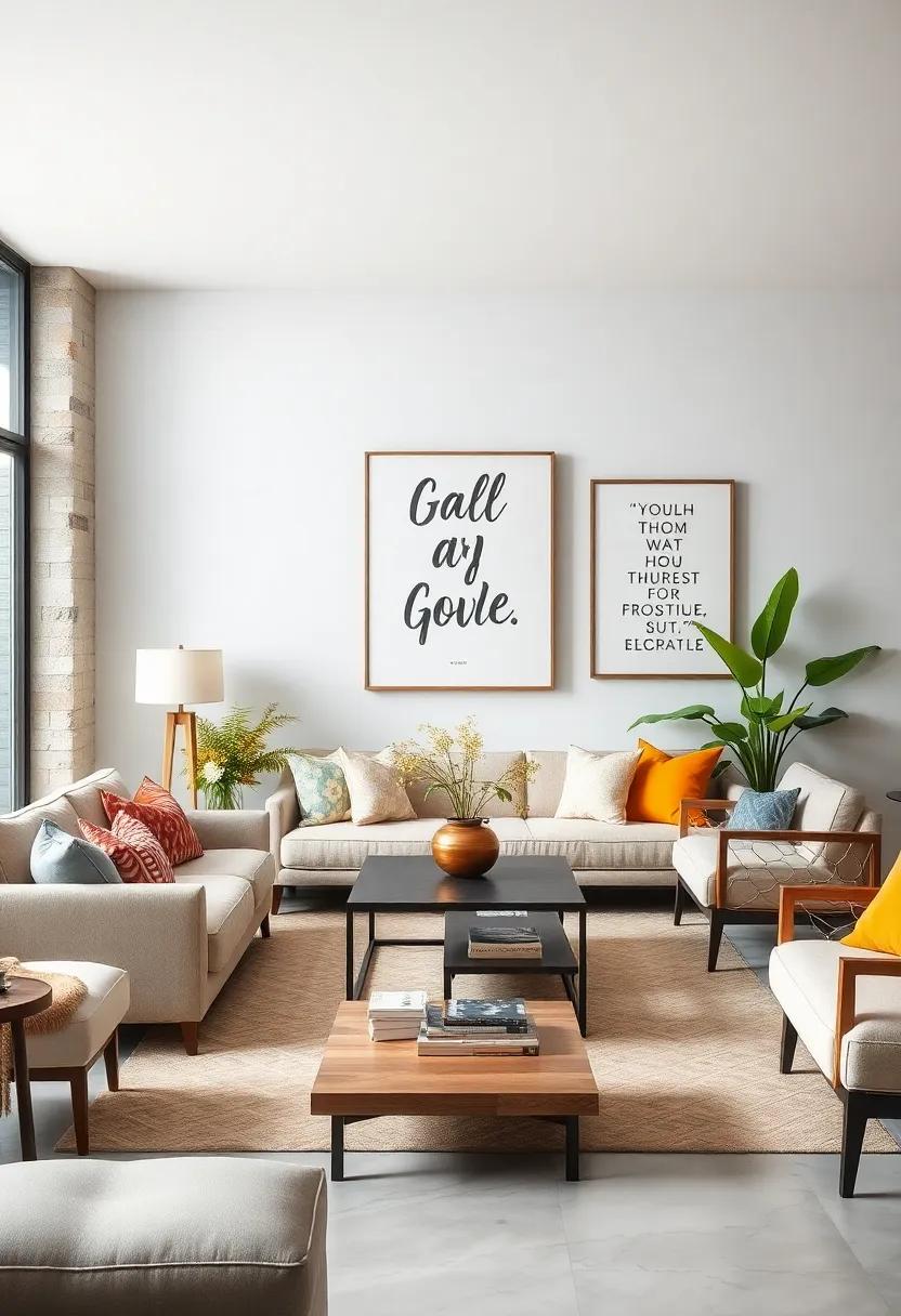 Seasonal⁤ Typography Prints with Inspirational‍ Quotes