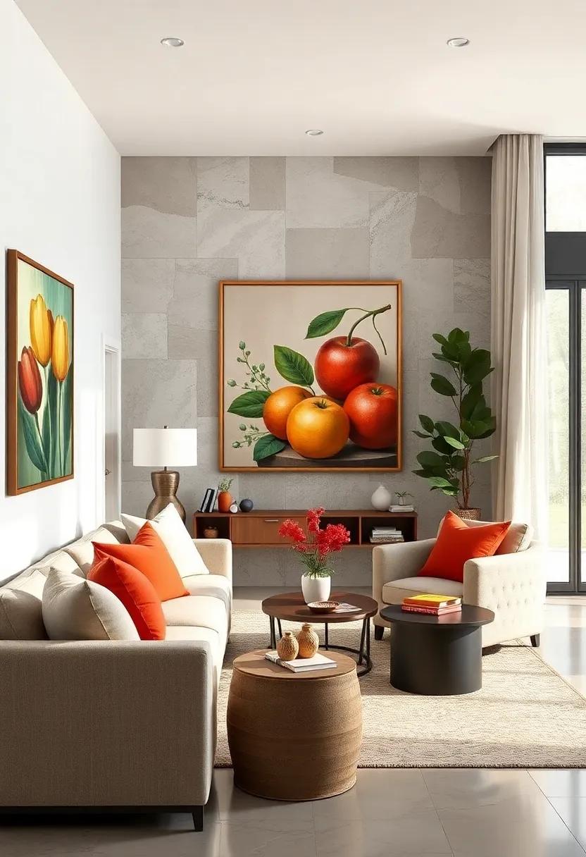 Seasonal fruit-Inspired⁣ Art⁤ Pieces for a Fresh Twist