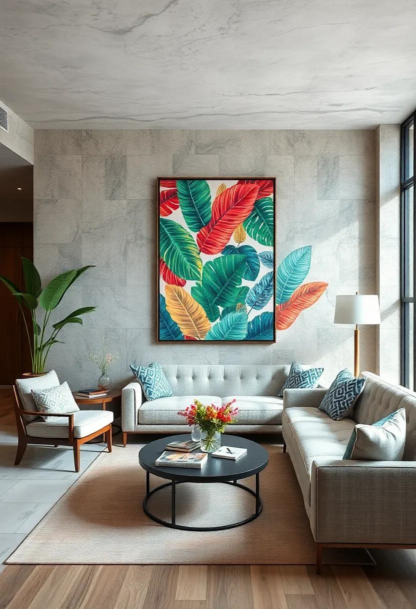 Tropical Leaf Patterns to Evoke Summer Breezes