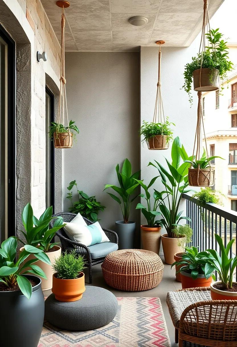 hanging Macramé⁢ Plant Holders: Embrace⁣ boho charm⁢ with‌ macramé ‍hangers that suspend plants above, perfect for adding texture and height