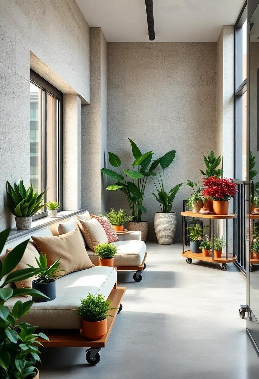 Multi-Tiered Rolling Plant Carts: Bring mobility and ⁣stackability together with⁣ rolling carts that⁤ let ⁣you rearrange your green oasis with ease