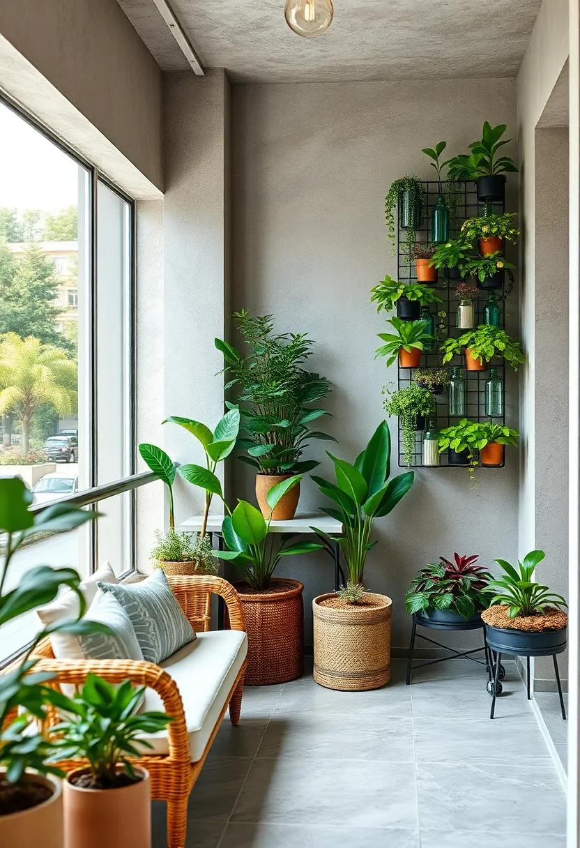 Recycled⁣ Bottle Vertical Garden: Upcycle plastic bottles into vertical gardens, ​combining eco-consciousness with ​creative space-saving