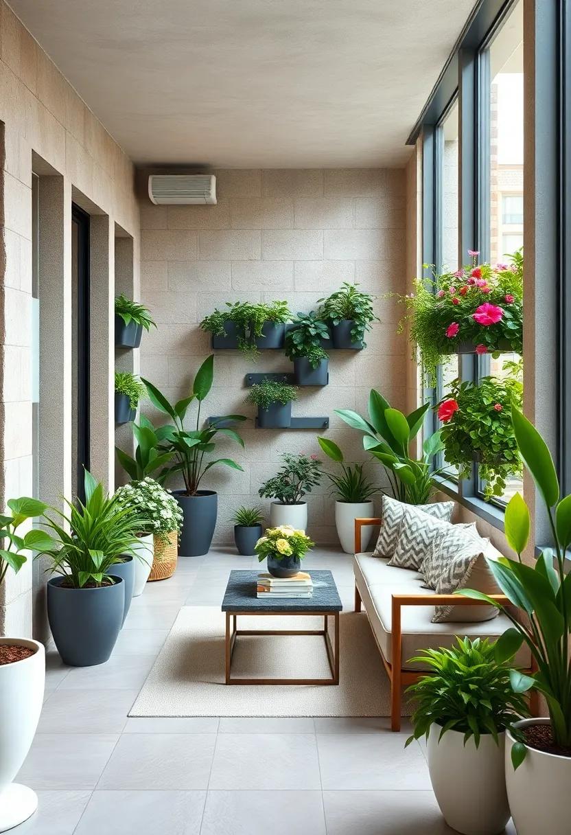 Self-Watering Vertical gardens: Keep your ⁢balcony​ garden thriving‍ effortlessly with ​self-watering ⁢vertical systems that⁣ conserve ​space and water