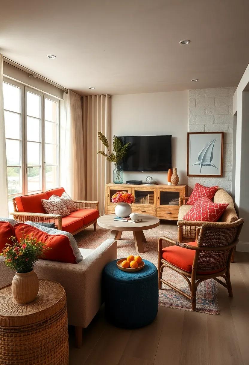 Hang curtains close to the ceiling to elongate windows and‌ make rooms ⁣appear taller