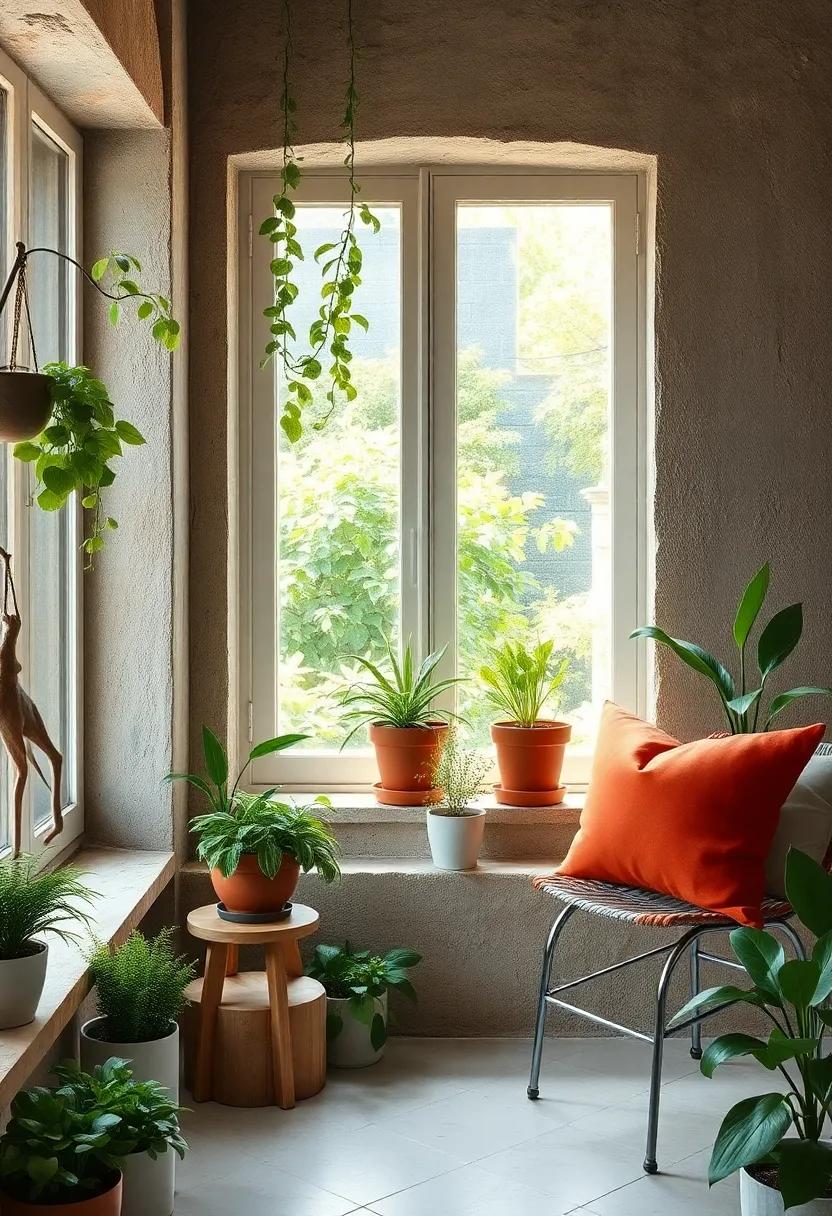 window Sill Herb Gardens: Make the most of sunny‌ window​ sills with compact pots of fresh herbs