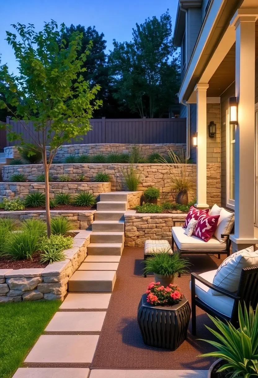 Use recycled stone or salvaged⁤ materials to craft eco-friendly retaining ‍walls with a story‍ and a rustic edge
