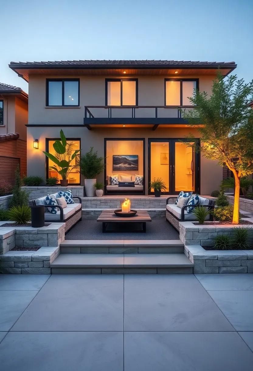 Opt for low-tiered ⁣retaining walls with built-in seating spaces, transforming your front yard into a family-friendly gathering spot