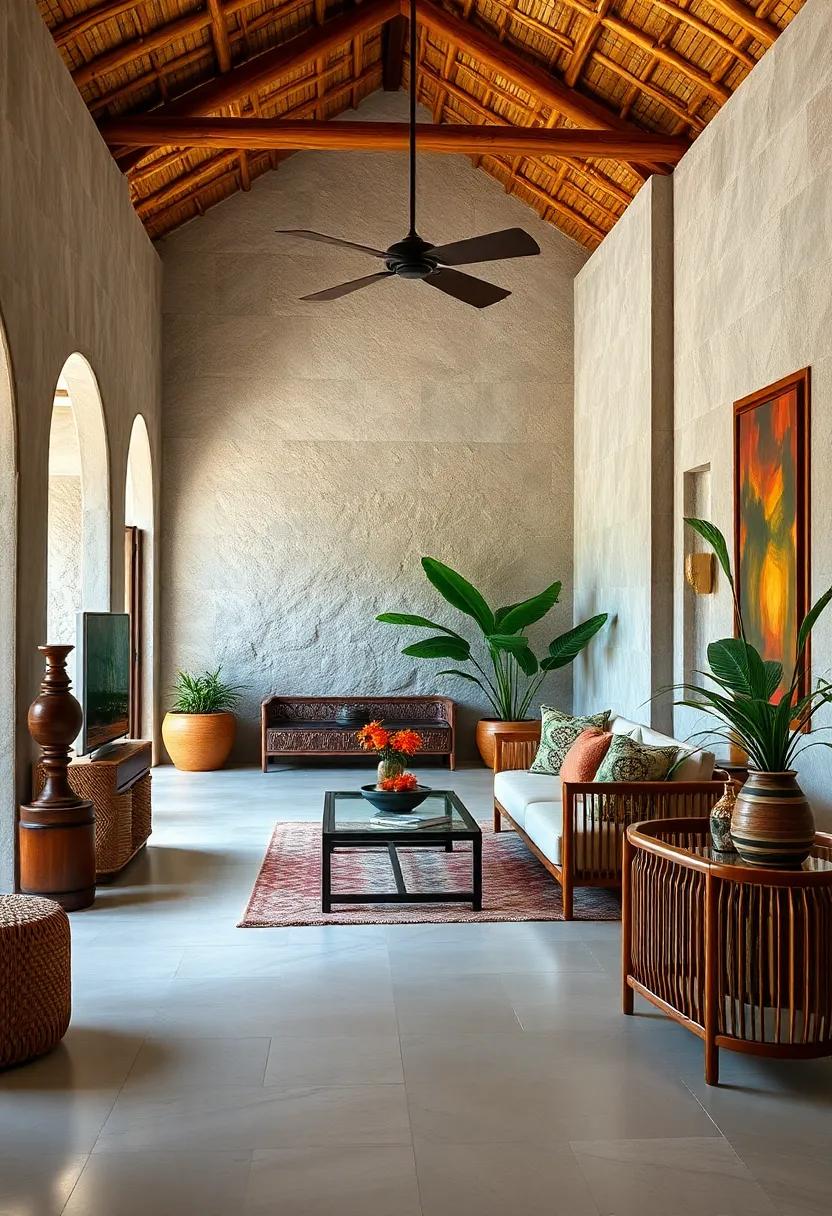 Classic Bamboo Detailing Throughout ‍Interiors