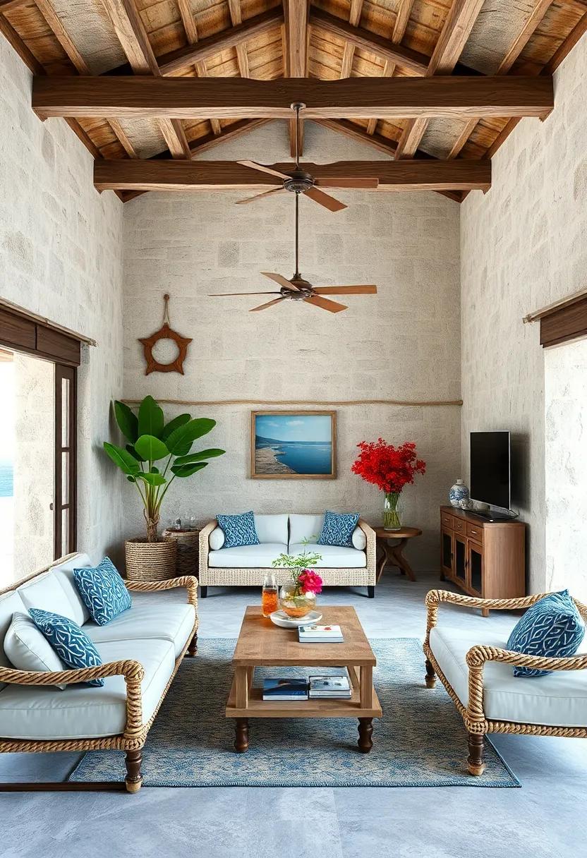 Nautical Elements Like⁢ Rope‍ and Shell Motifs