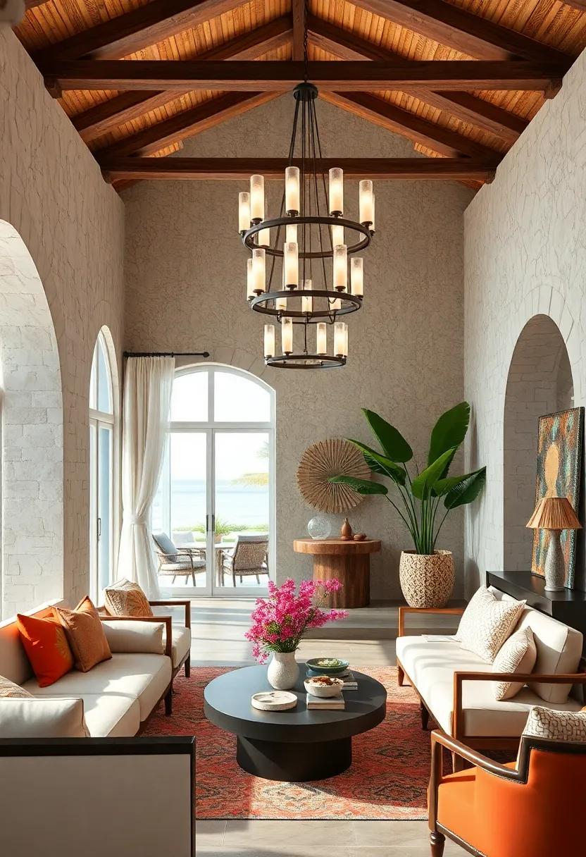 Statement Chandeliers with Tropical Inspirations