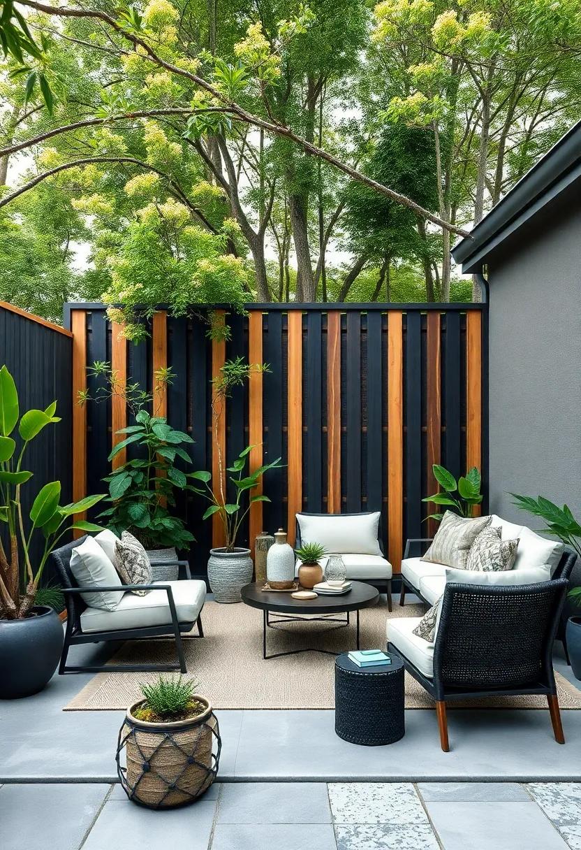 Black and Natural‌ Bamboo: Sleek and sustainable, this pairing adds ⁤a chic vibe with eco-friendly flair