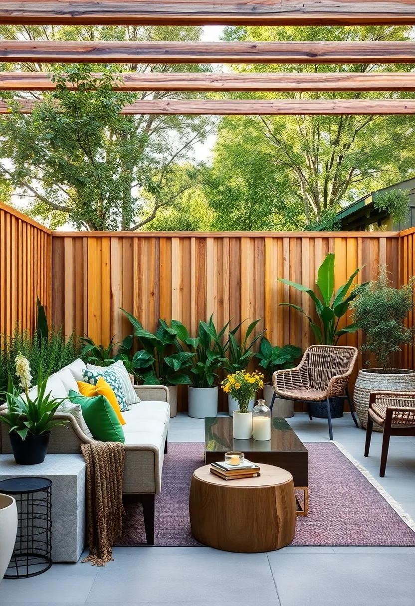 mustard​ yellow and ⁣Rustic Oak: Cheerful warmth⁣ combined with ‍classic texture for‍ lively garden ‌borders