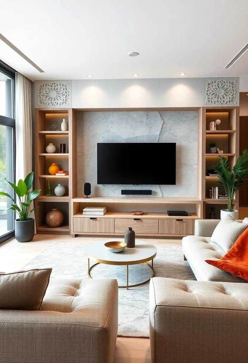 Customizable Cubby​ Hole TV Unit with Mix-and-Match⁣ Elements