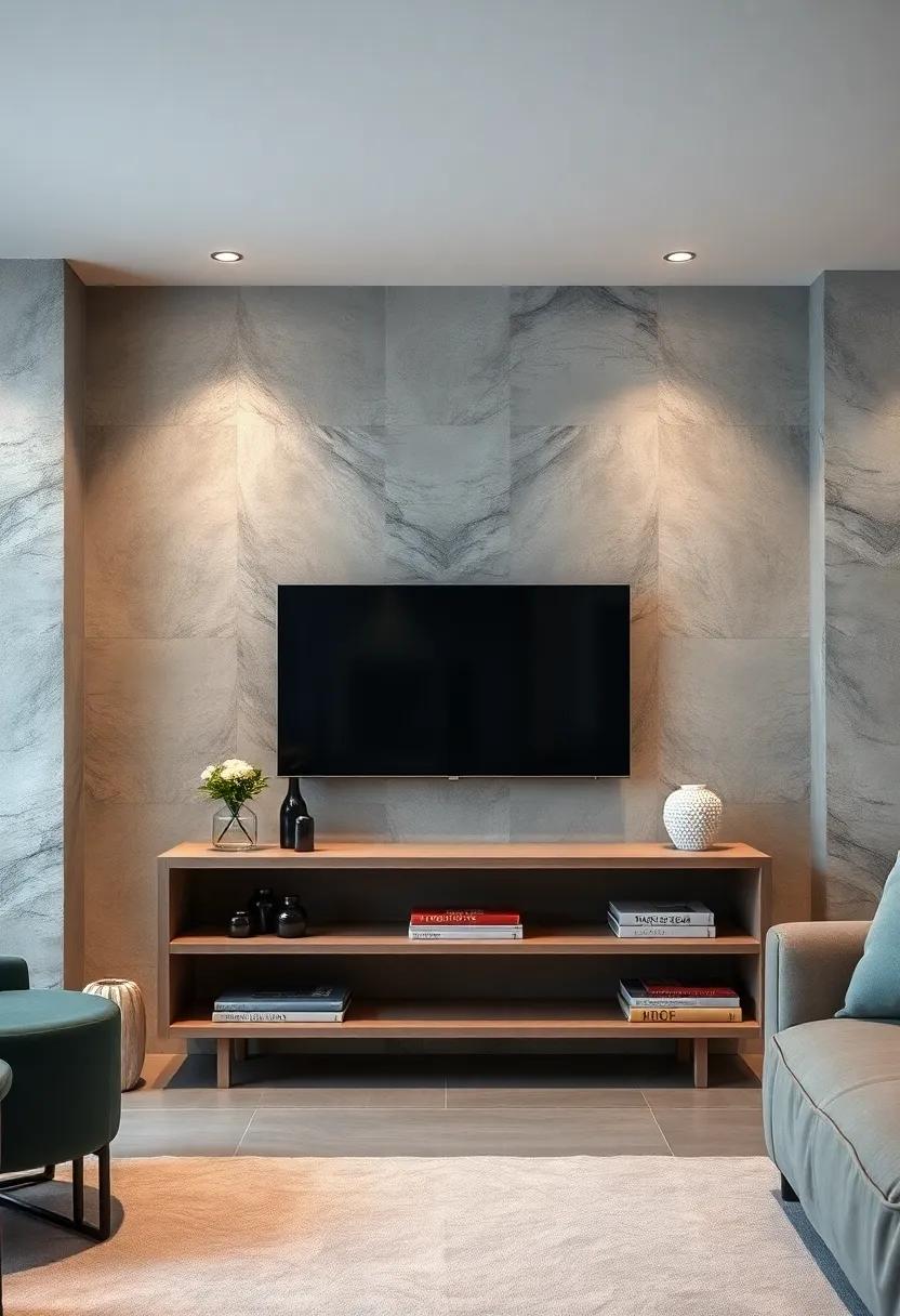 Minimalist Open Shelf TV ‌Stand with ‍Sleek Lines