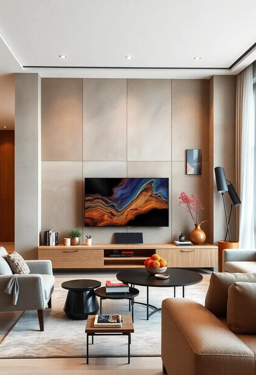 Open Back TV Unit for⁢ Media ⁣Equipment ​Ventilation