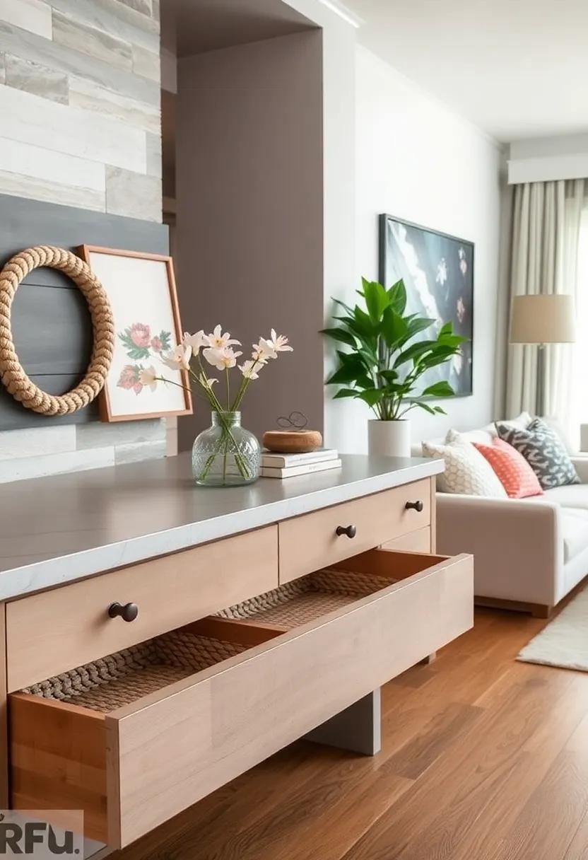 Build ⁤rope⁤ drawer liners to add subtle texture and protect furniture ⁢surfaces