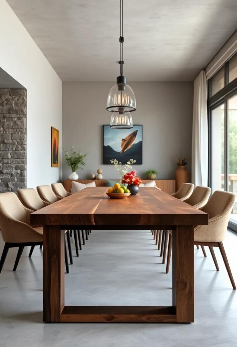 Rustic Reclaimed Wood‍ Table with ​Natural Imperfections