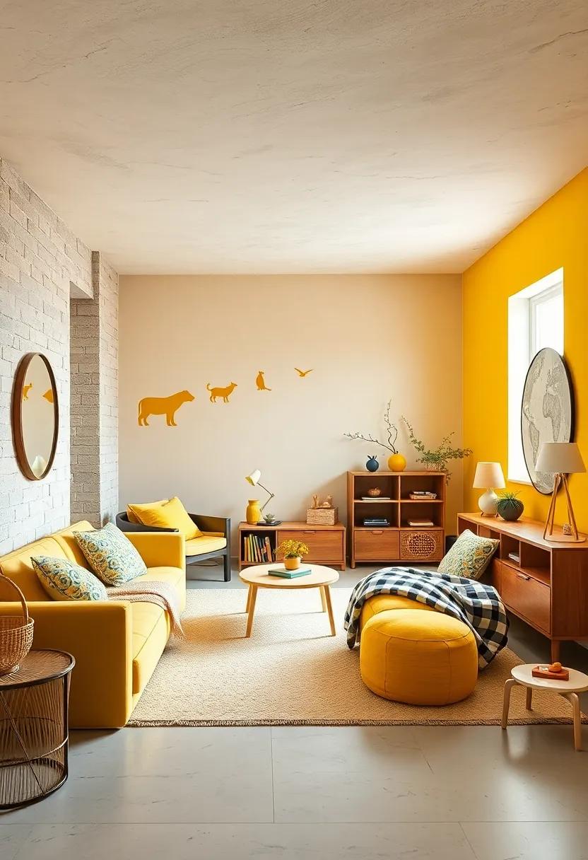 Yellow ‌Window Treatments: ⁢Use ⁤sunny yellow ⁢curtains or blinds to⁤ flood the ​room with brightness and natural warmth