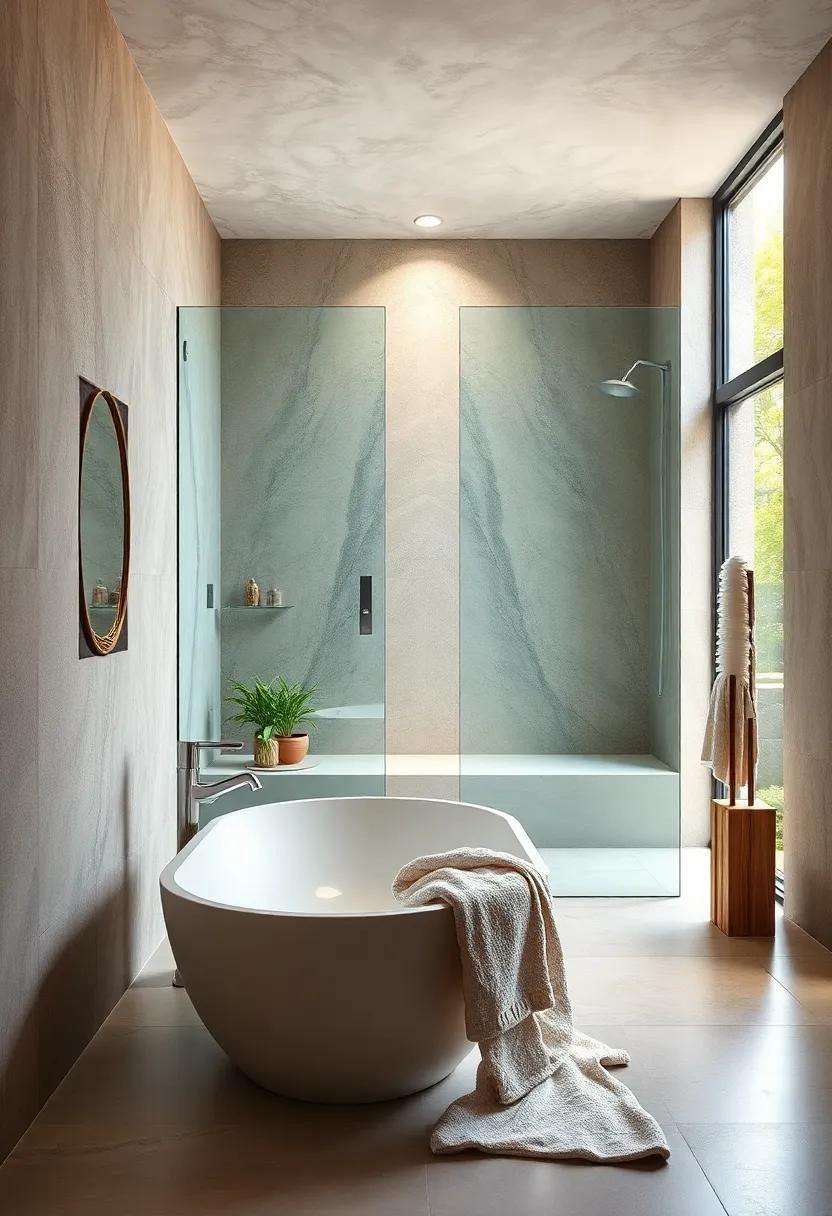 Use Textured Towels and Robes to Add Soft Sensory Layers