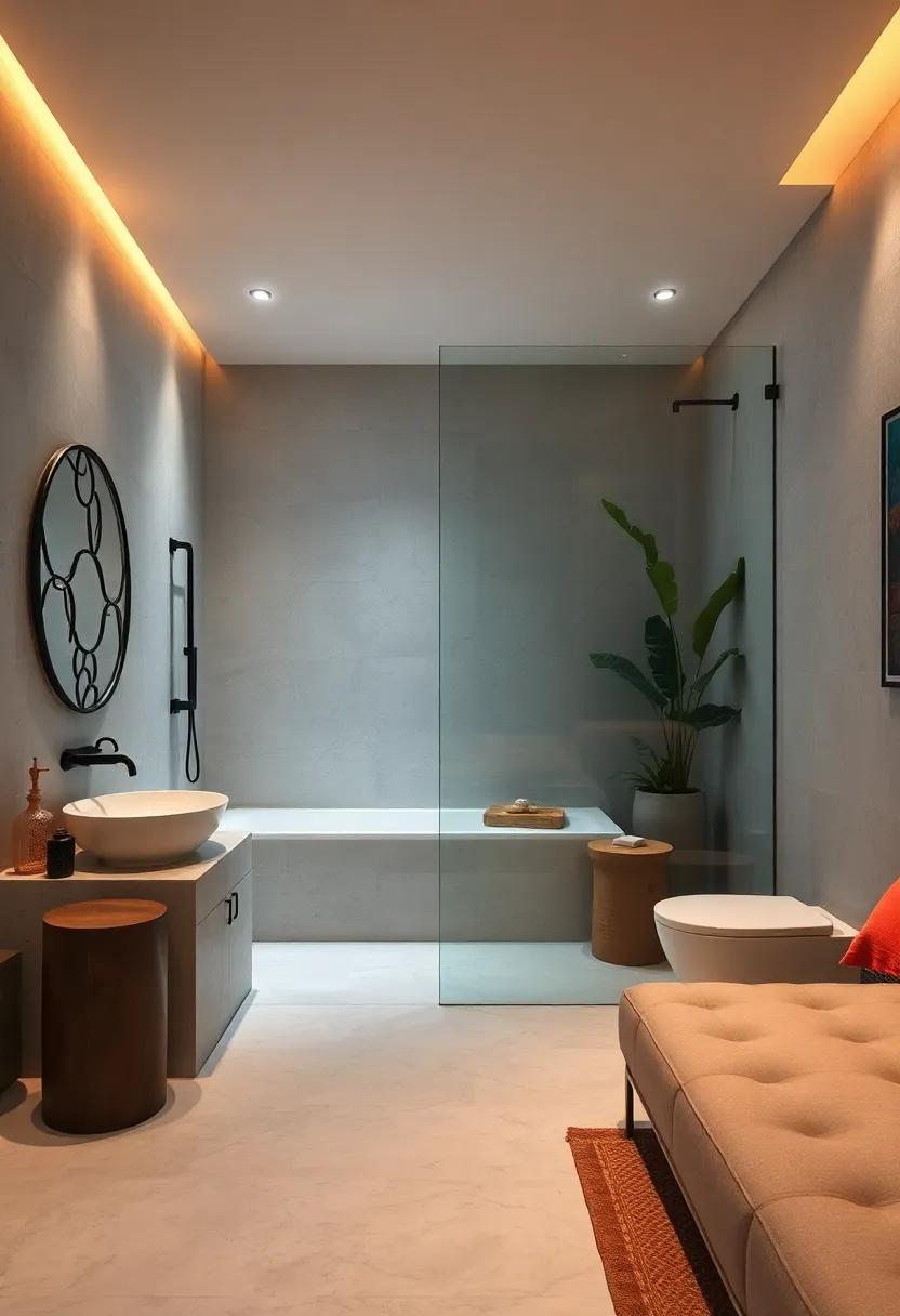 Design a Frameless Shower Door to Maximize Openness