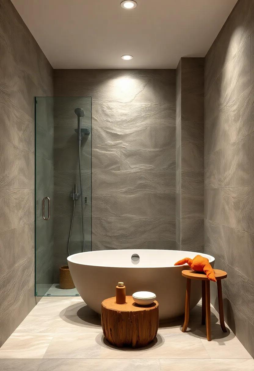 Incorporate Natural Stone Tiles to Enhance Earthy Calmness
