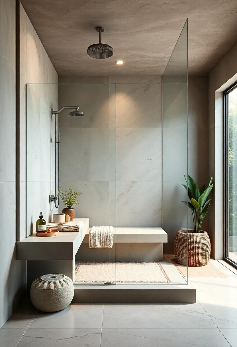 Integrate a Built-In Bench in the Shower for Relaxation