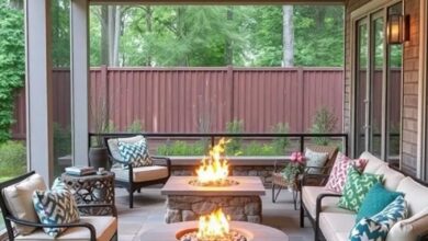23 Best Screened Porch Fire Pits: Gas and Propane Options for Cozy Nights