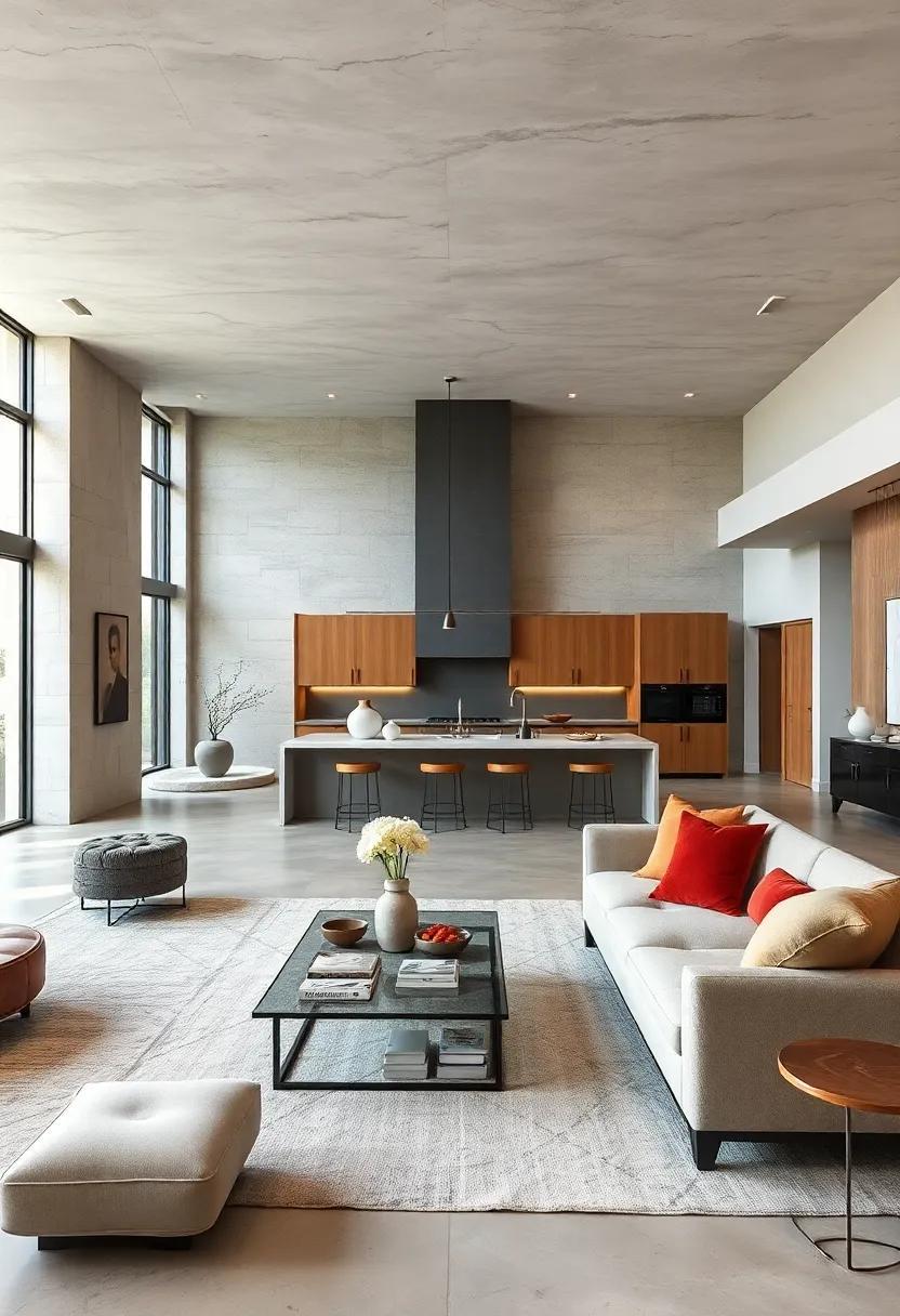 23 Stunning Living Room Kitchen Open Plan Ideas Featuring Large Islands for Every Home