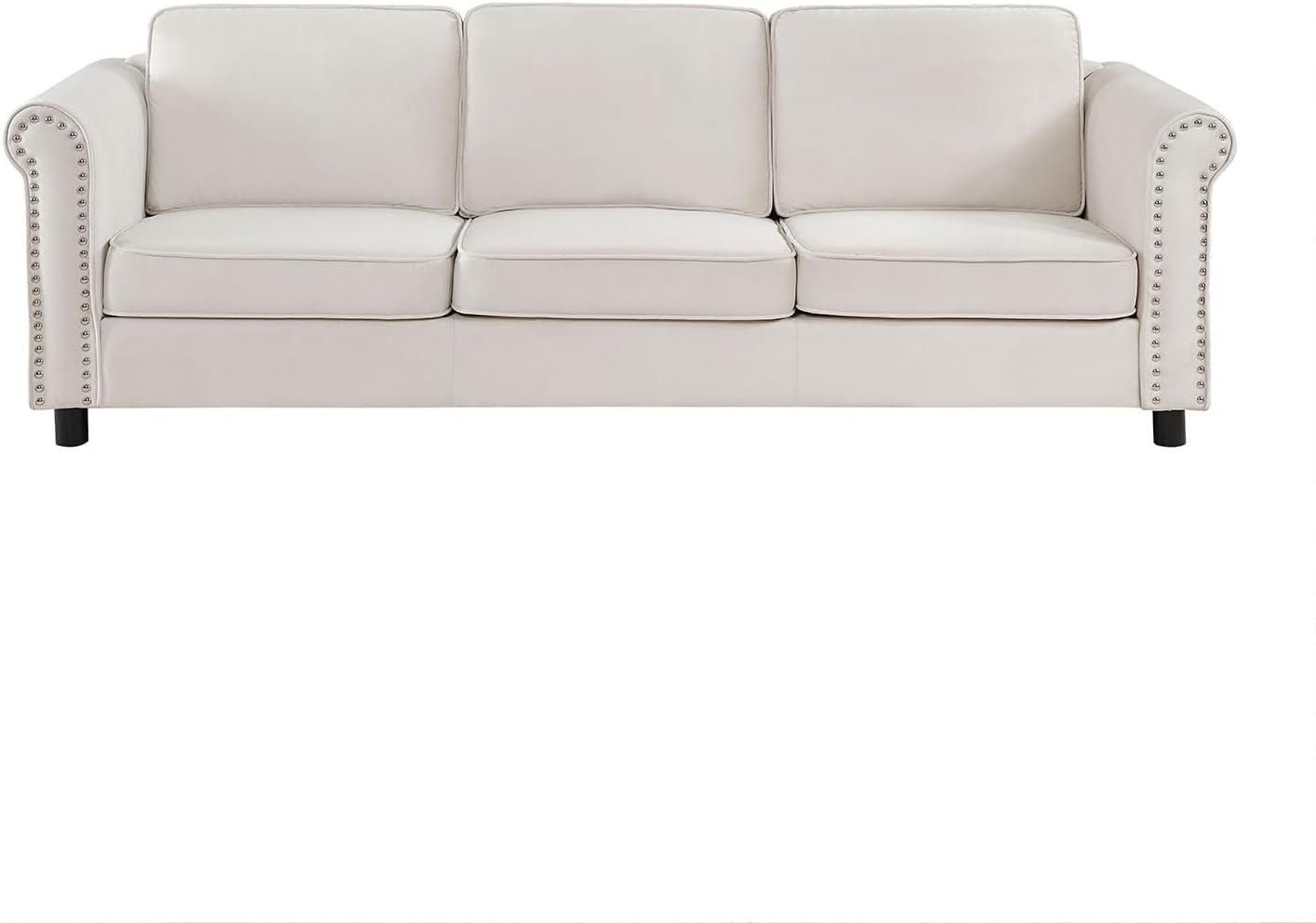 Our Take on the Beige Tufted Sofa: Style Meets Lasting Comfort