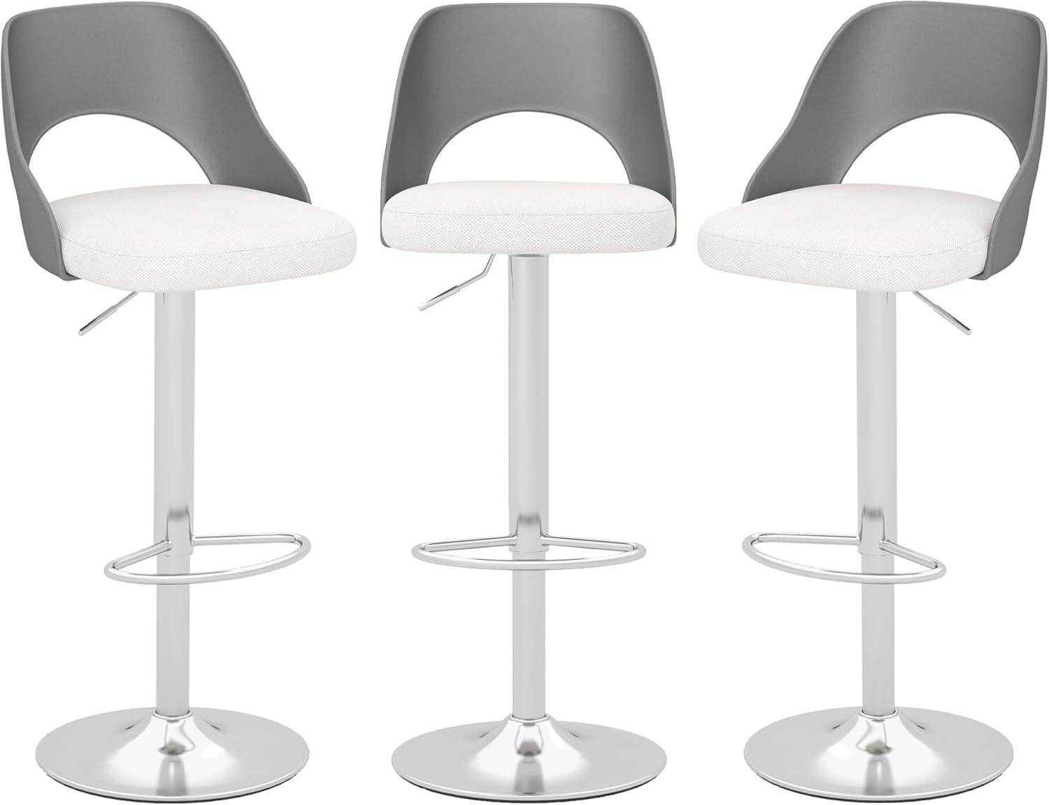 Our Take on Modern Adjustable Swivel Barstools: Stylish Comfort Trio