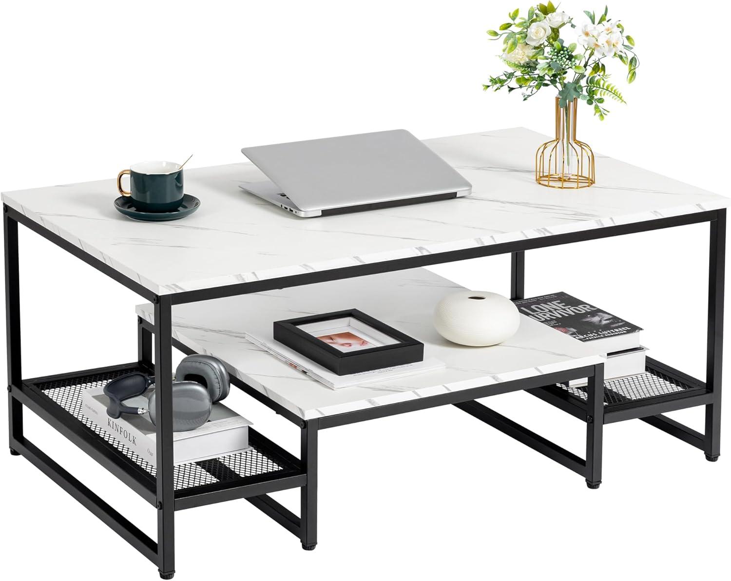 top 20 Stylish Coffee Tables: Glass, Marble, Wood & More