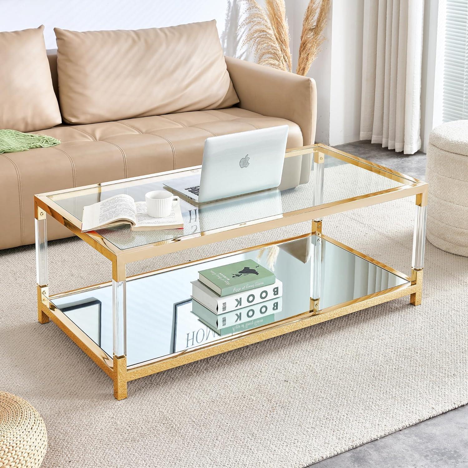 Top Modern & Multifunctional Coffee Tables: LED, Wood, Glass Picks