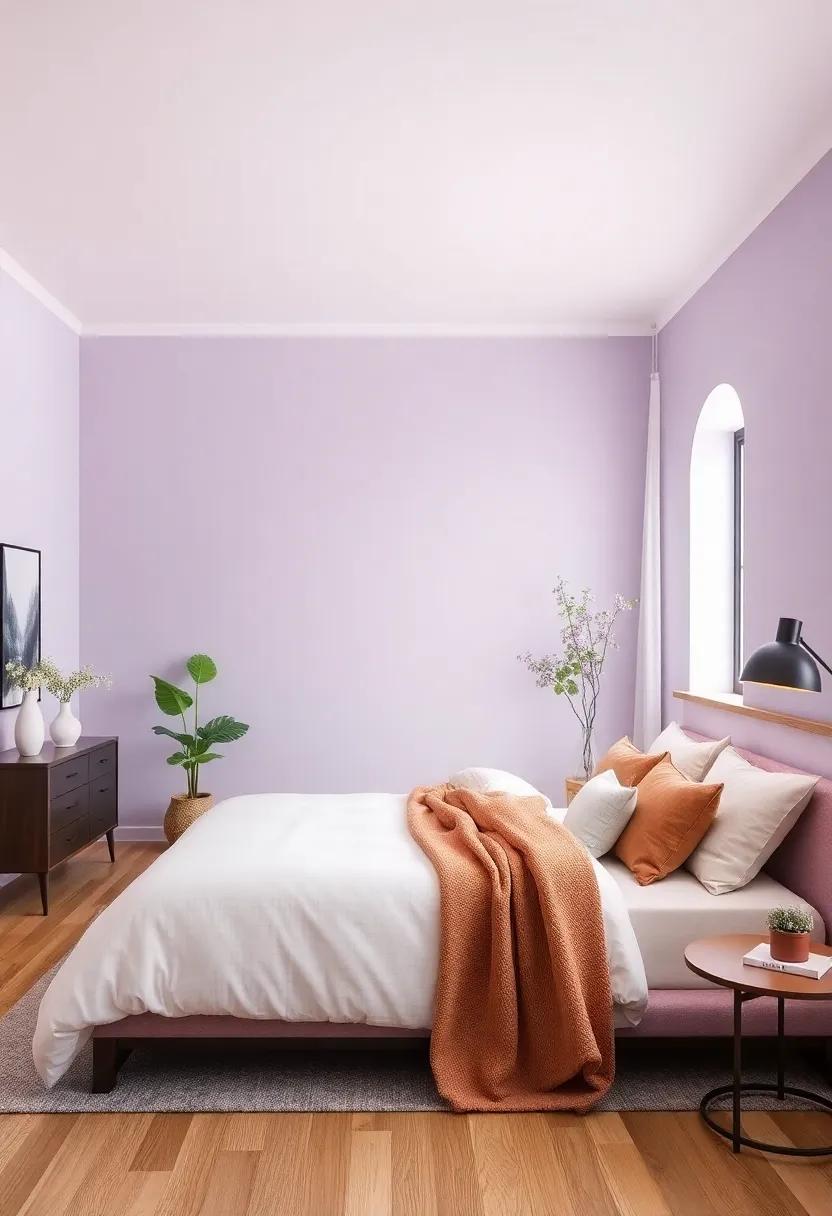 Soft‌ Lavender‍ Serenity:⁢ Embrace⁣ a gentle lavender hue ⁣to ⁣inspire calm‌ and restful nights
