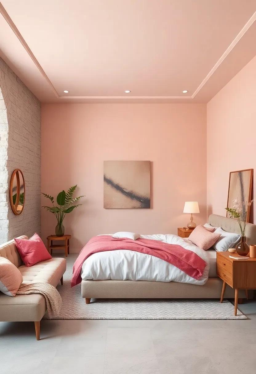 Soft Peach Fuzz: Combine soft peach‌ fuzz tones for a cozy, nurturing space