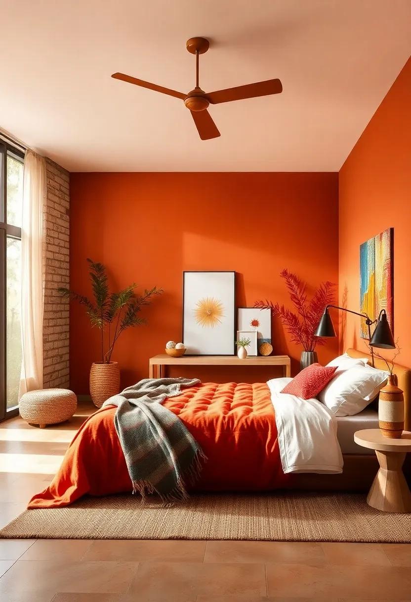 Fiery Terracotta: Bring warmth and rustic⁤ charm with a terracotta hue reminiscent of sun-soaked clay