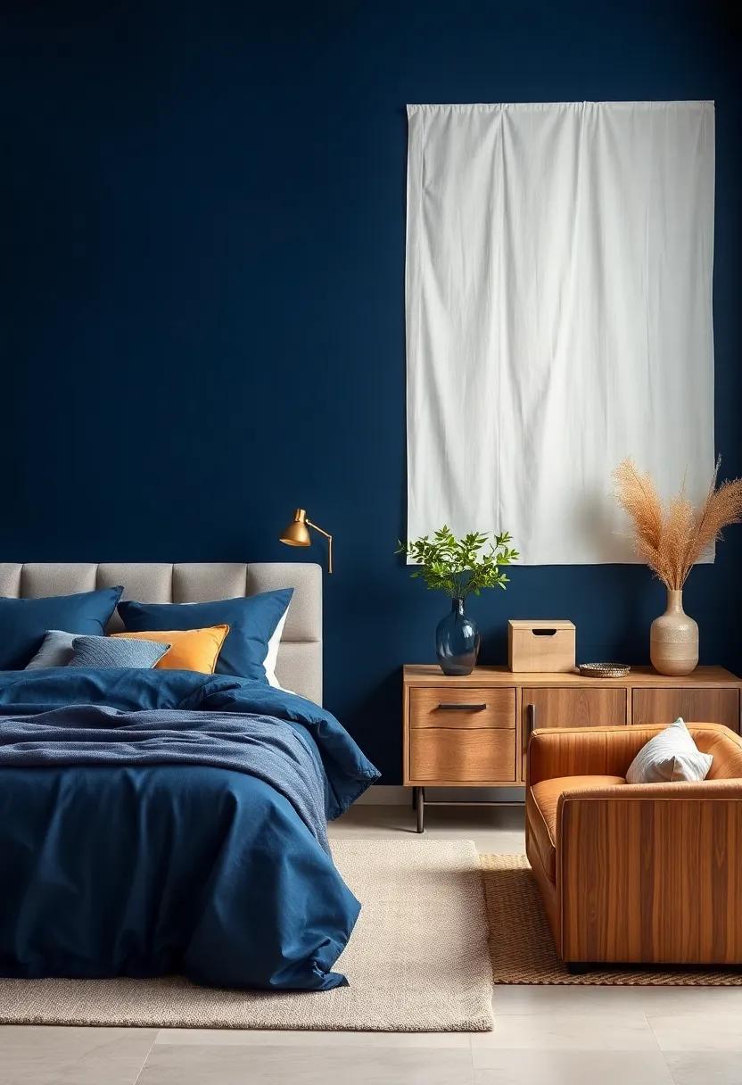 Midnight Navy Blue: Create a ‍serene⁢ and intimate atmosphere with a deep navy that pairs beautifully⁤ with metallic accents