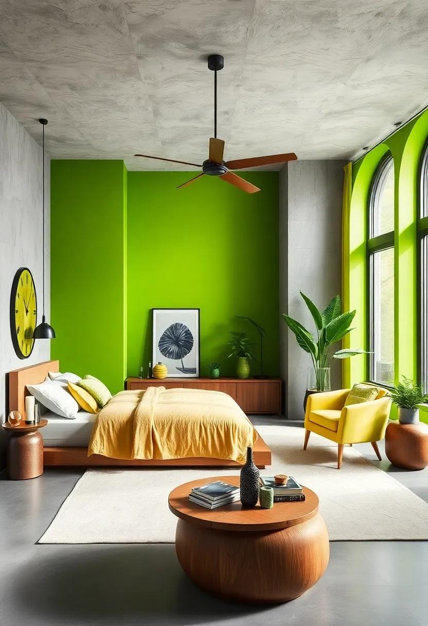 Tropical Lime Green: Energize your space ⁣with a zesty⁢ lime green that feels‌ fresh and⁢ lively