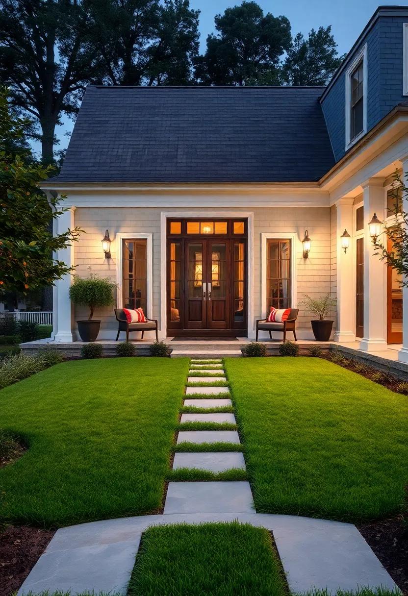 Maintain perfect​ lawn edges with ⁣repeated patterns to emphasize order and visual rhythm ⁤characteristic ⁤of ⁣the style