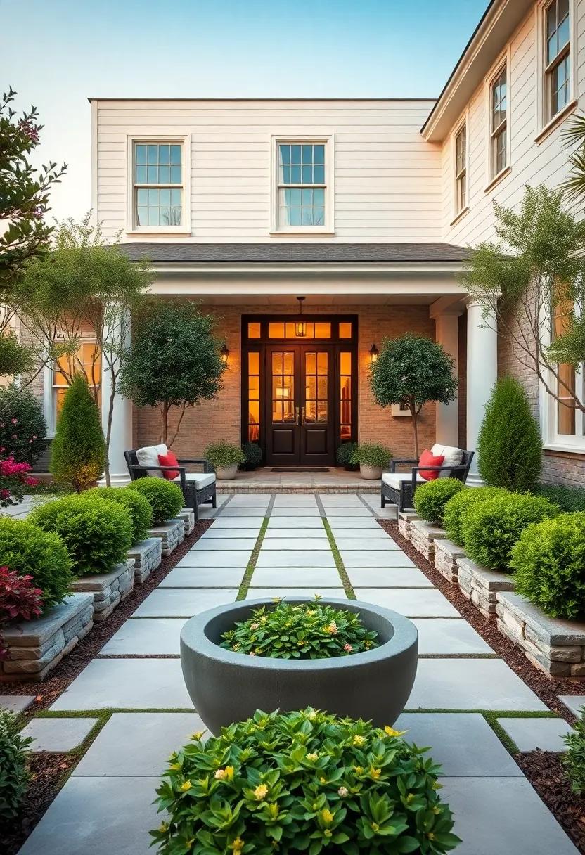 Plant pairs of flowering trees ‍or shrubs symmetrically around the yard to add ⁤height ⁣and color without disrupting balance