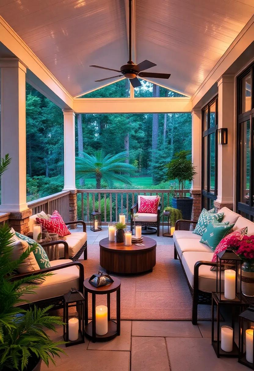 Add⁤ Pillar Candles and Lanterns for Subtle, Soothing candlelight