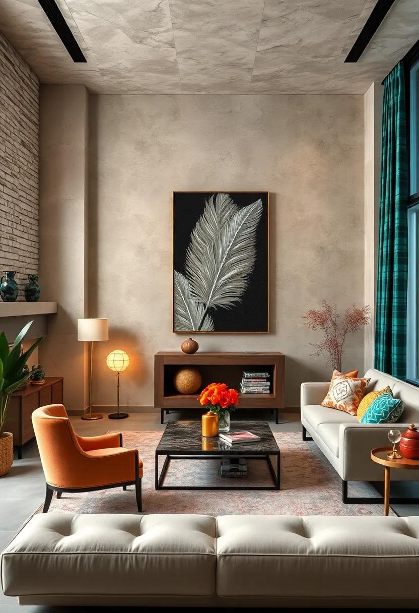 Botanical Prints Layered Over Watercolor Wash⁤ Backgrounds