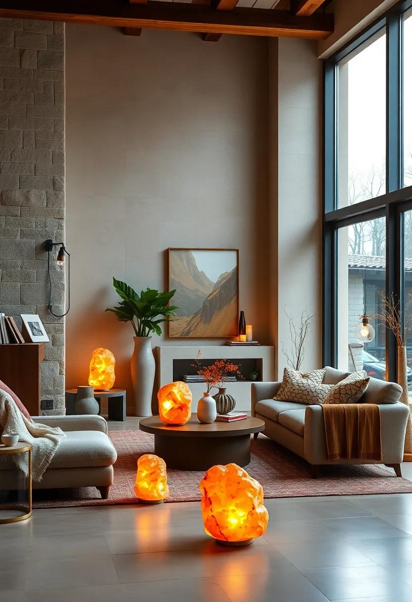 Amber⁣ himalayan Salt⁤ Lamps: Bring⁤ natural warmth and gentle lighting to your space with⁣ glowing Himalayan salt⁣ lamps ⁢in⁢ amber⁢ hues