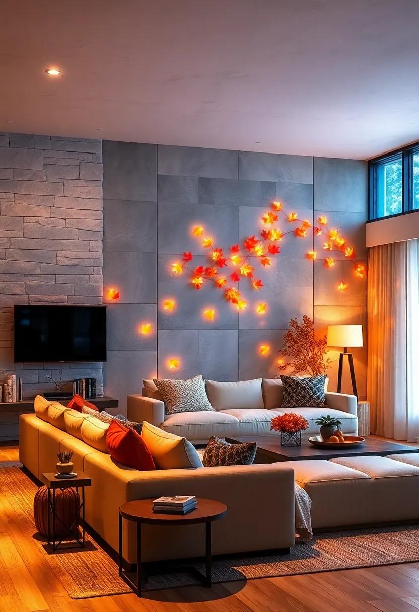 Autumn Leaf Projector Lights: Utilize ‍projectors that cast delicate leaf patterns on⁢ walls, creating​ moving, ‍glowing fall foliage⁣ indoors