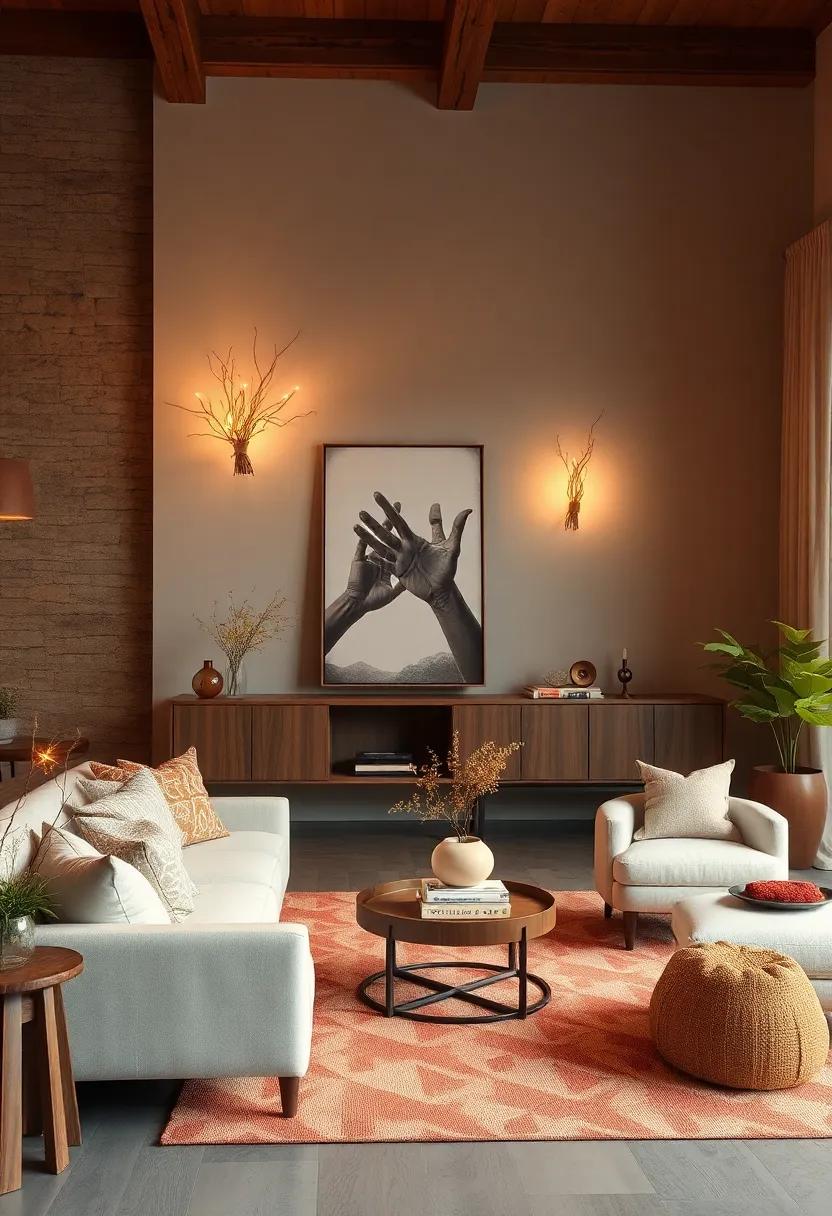 twisted Twig ‍Sconce Lights: ⁢Incorporate wall ‍sconces made from natural ​twigs or branches ‍wrapped with warm LED⁤ lights for an earthy glow