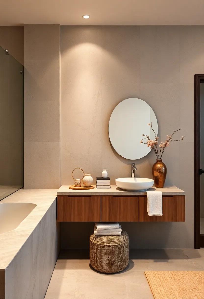 Incorporate minimalistic, modern ‌art ‌sculptures or‌ decor pieces on open counters