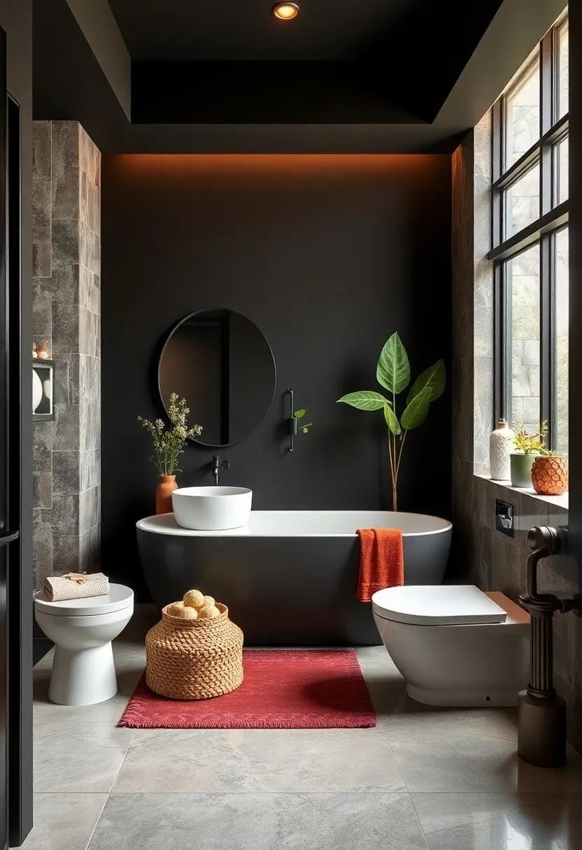 Opt ⁢for a bold,dark paint color to make a ​dramatic,sophisticated statement