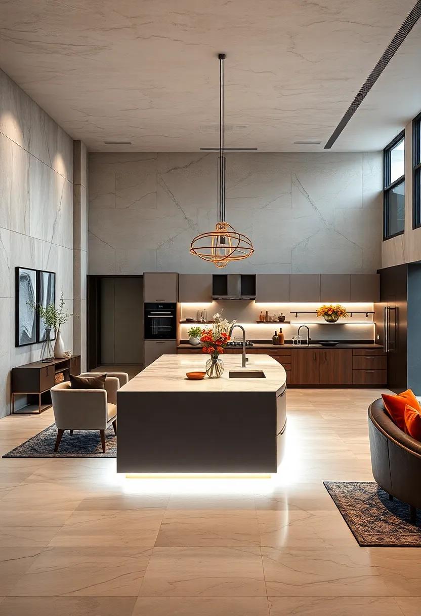 Utilize ‌an L-Shaped Island for Defining Zones ⁤While Maintaining an⁣ Open Plan ⁤Feel